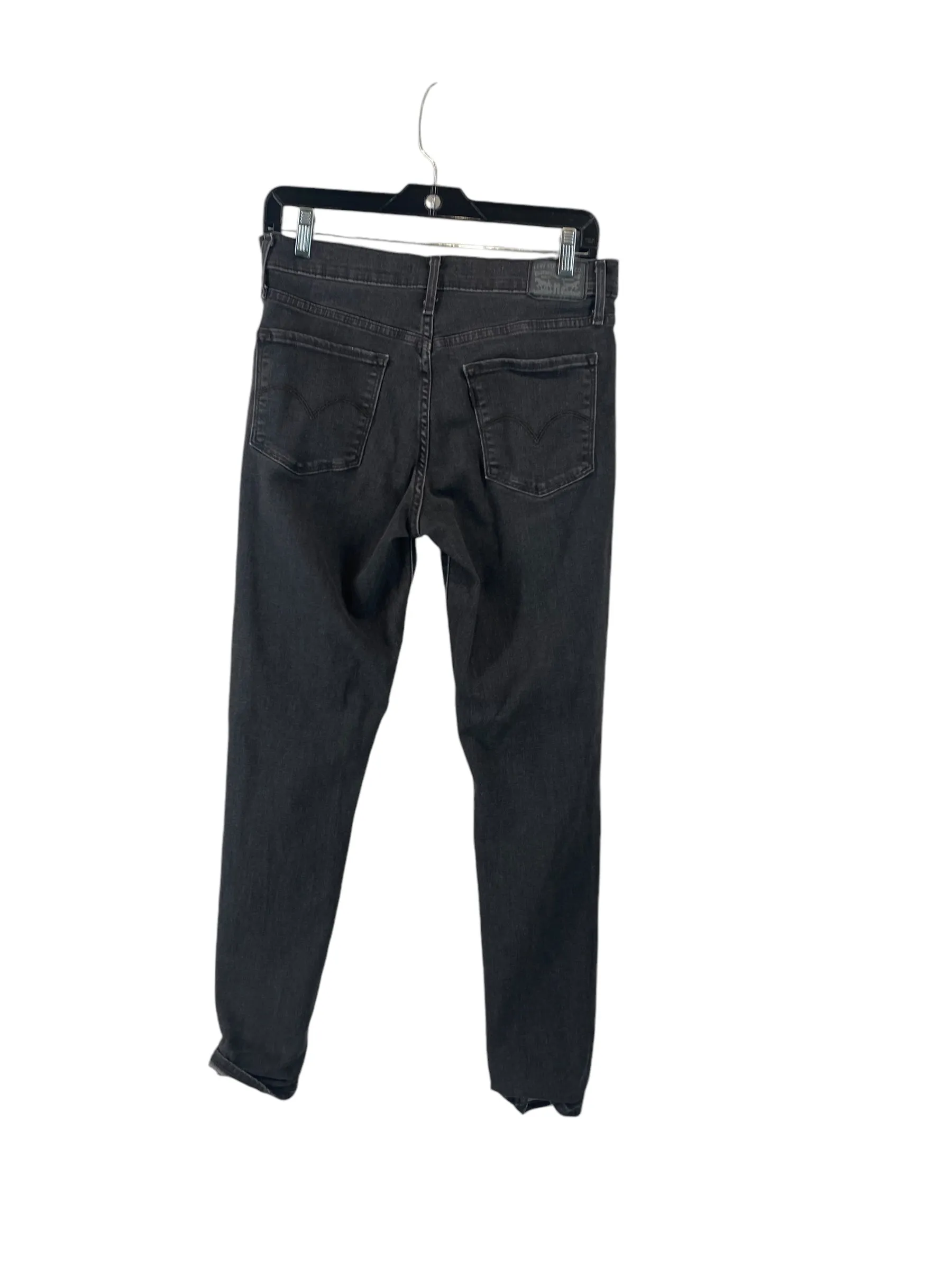 Jeans Skinny By Levis In Black, Size: 8
