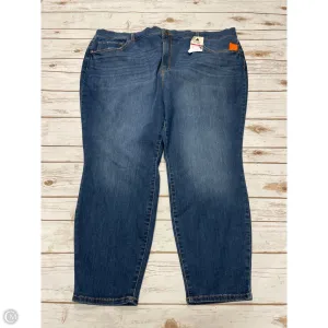 Jeans Skinny By Terra & Sky In Blue Denim, Size: 4x