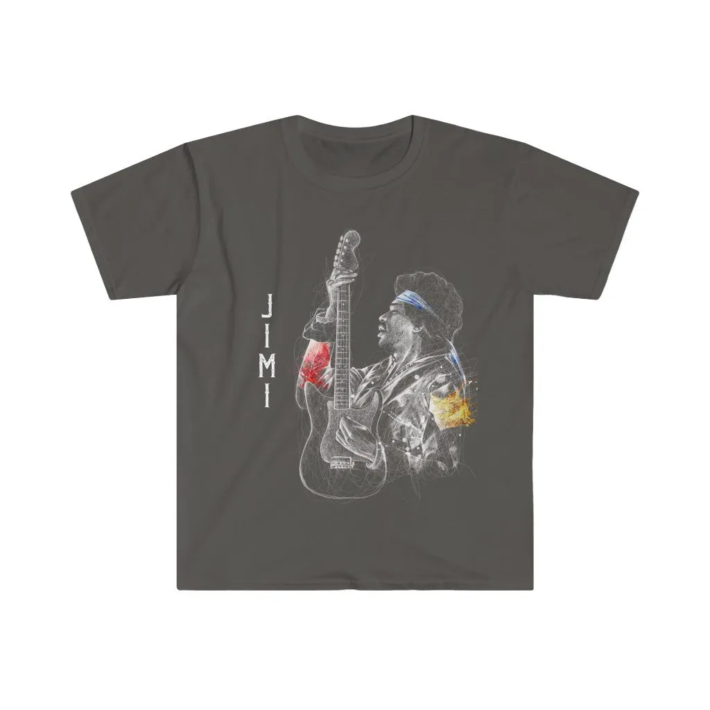 Jimi Hendrix T-Shirt on Softstyle
