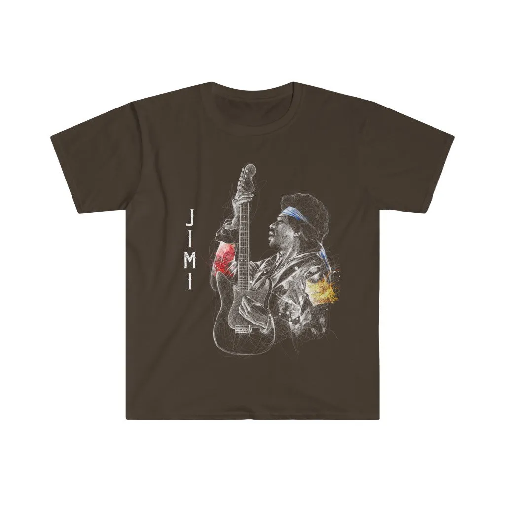 Jimi Hendrix T-Shirt on Softstyle