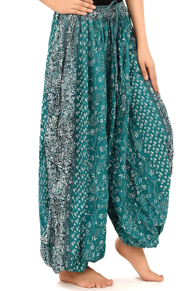 Jodha Maharani Bloomer 100% Cotton teal WS