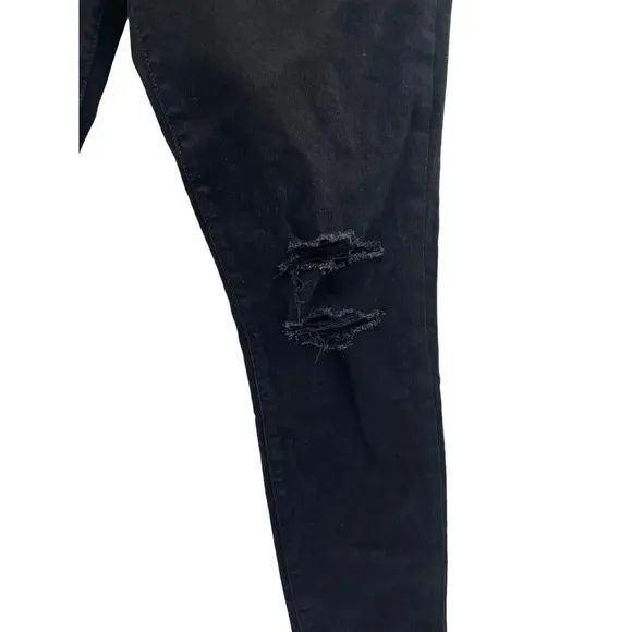 Joe's Flawless Womens Jeans Size 31 Black Denim High Rise Skinny Ankle