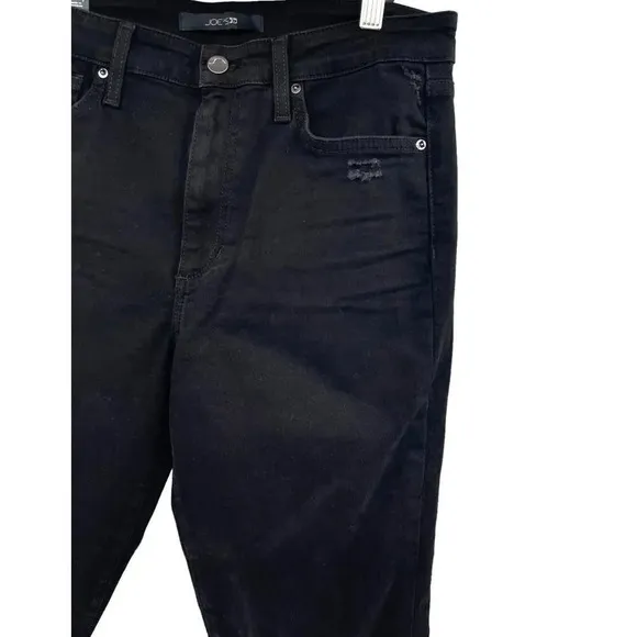 Joe's Flawless Womens Jeans Size 31 Black Denim High Rise Skinny Ankle
