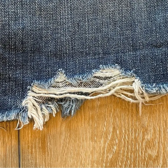 Joe’s Jeans Distressed Denim Skirt