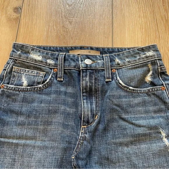 Joe’s Jeans Distressed Denim Skirt