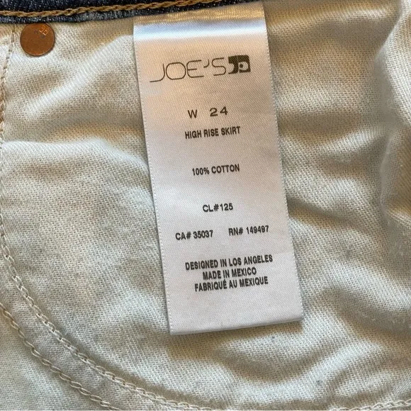 Joe’s Jeans Distressed Denim Skirt