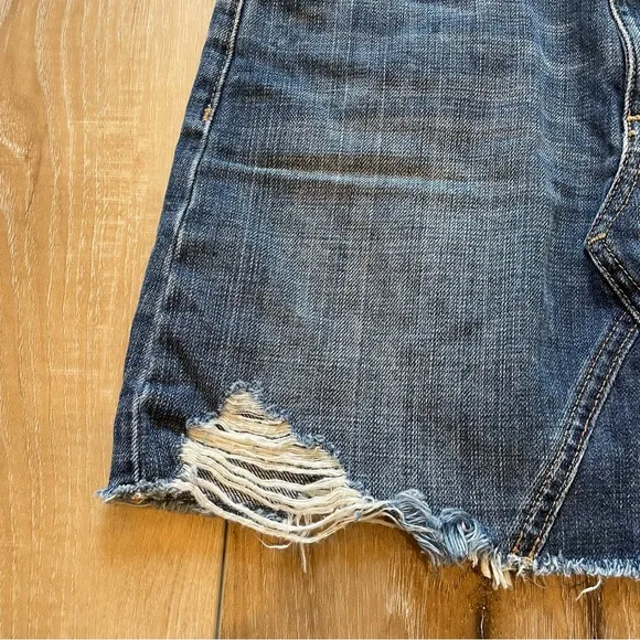 Joe’s Jeans Distressed Denim Skirt
