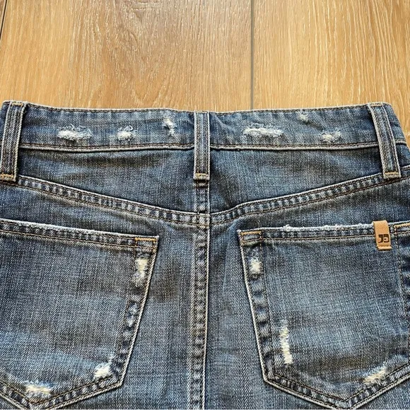 Joe’s Jeans Distressed Denim Skirt