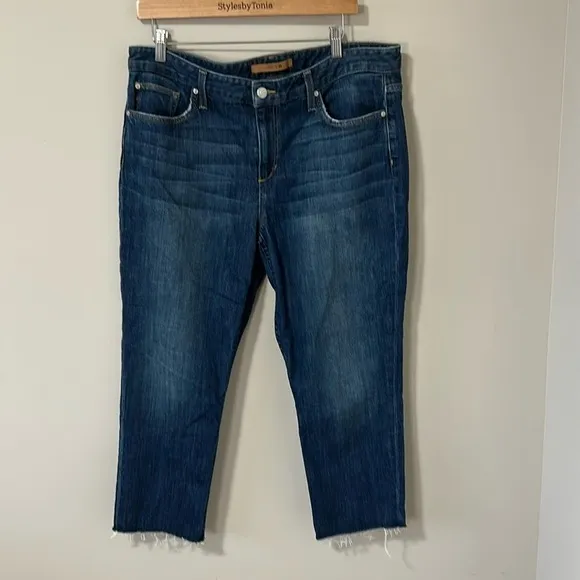 JOES Jeans The Smith Mid Rise Straight Ankle Jean Lark Sz 32 NEW
