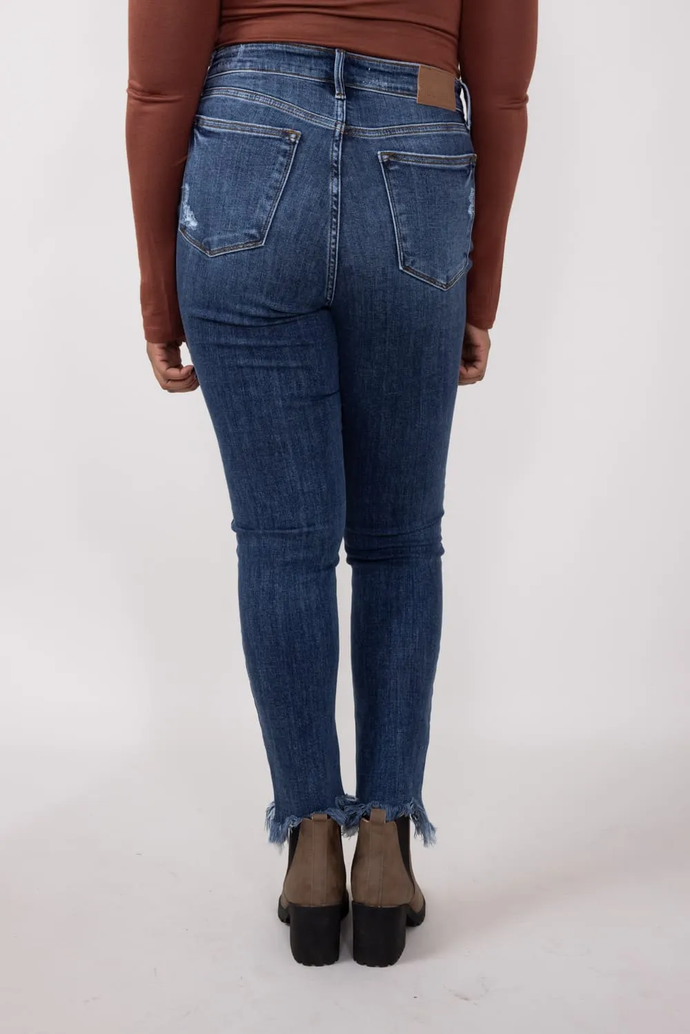 Judy Blue High Rise Distressed Skinny Jeans for Women | 82491REG