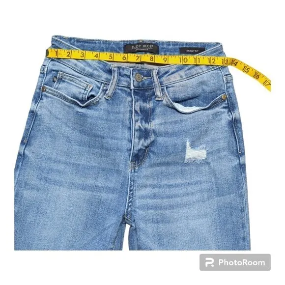 Judy Blue Skinny Fit Women's Jeans Color Blue Size 26 Style#JB82330