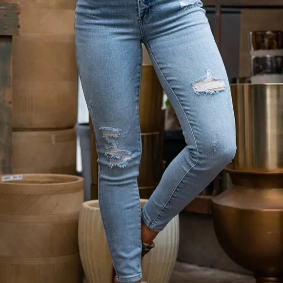 Judy Blue Skinny Fit Women's Jeans Color Blue Size 26 Style#JB82330