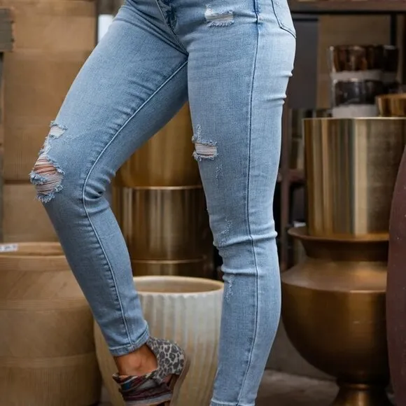 Judy Blue Skinny Fit Women's Jeans Color Blue Size 26 Style#JB82330