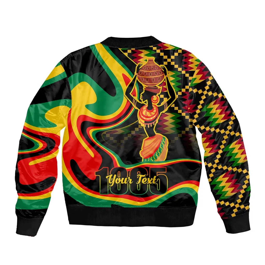 Juneteenth 2024 Bomber Jacket 1865 Freedom Day Anniversary LT01