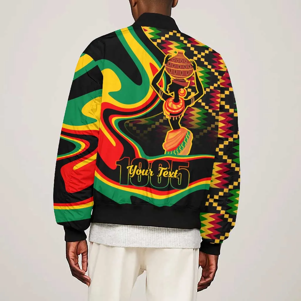 Juneteenth 2024 Bomber Jacket 1865 Freedom Day Anniversary LT01