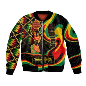 Juneteenth 2024 Bomber Jacket 1865 Freedom Day Anniversary LT01