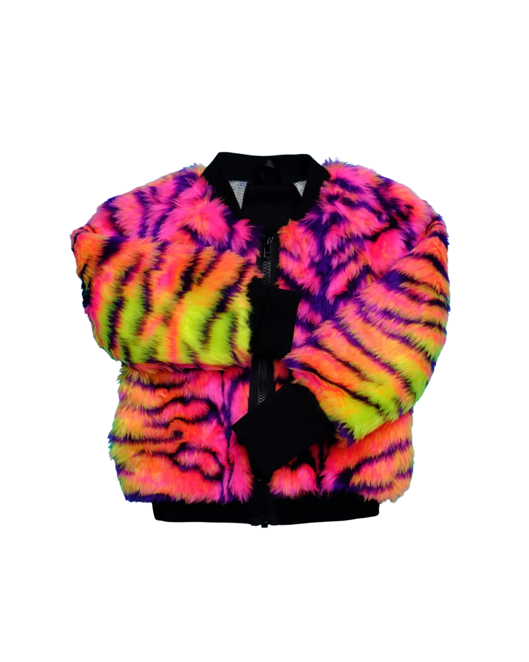 Jungle Boogie Bomber Jacket by Raising Ravers - Tiger Print, Ages 0-12