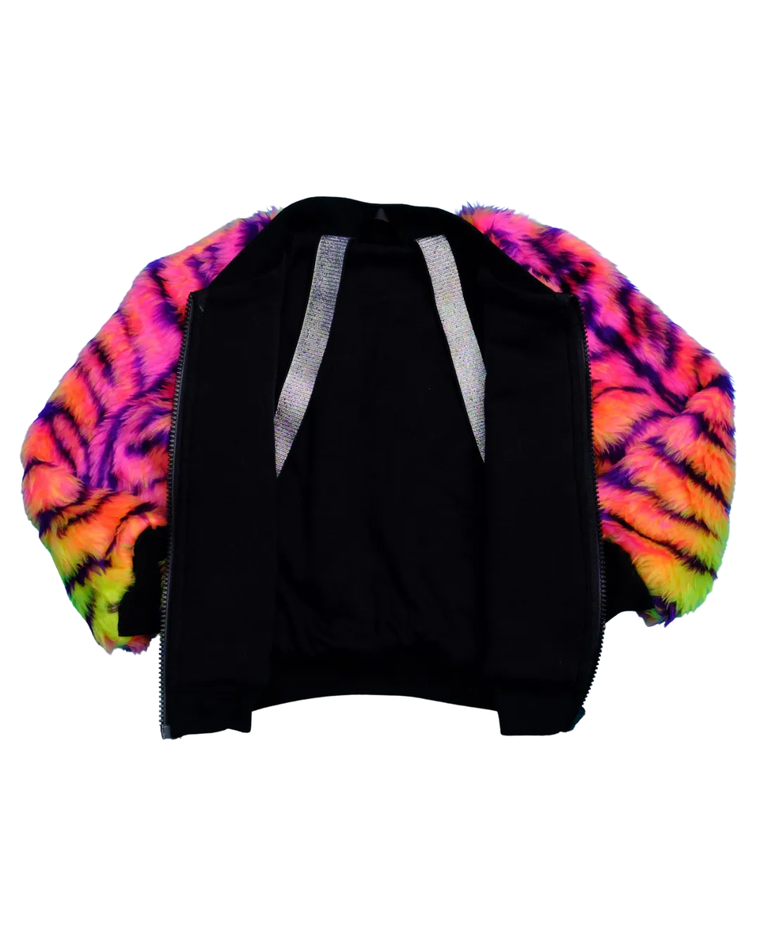 Jungle Boogie Bomber Jacket by Raising Ravers - Tiger Print, Ages 0-12