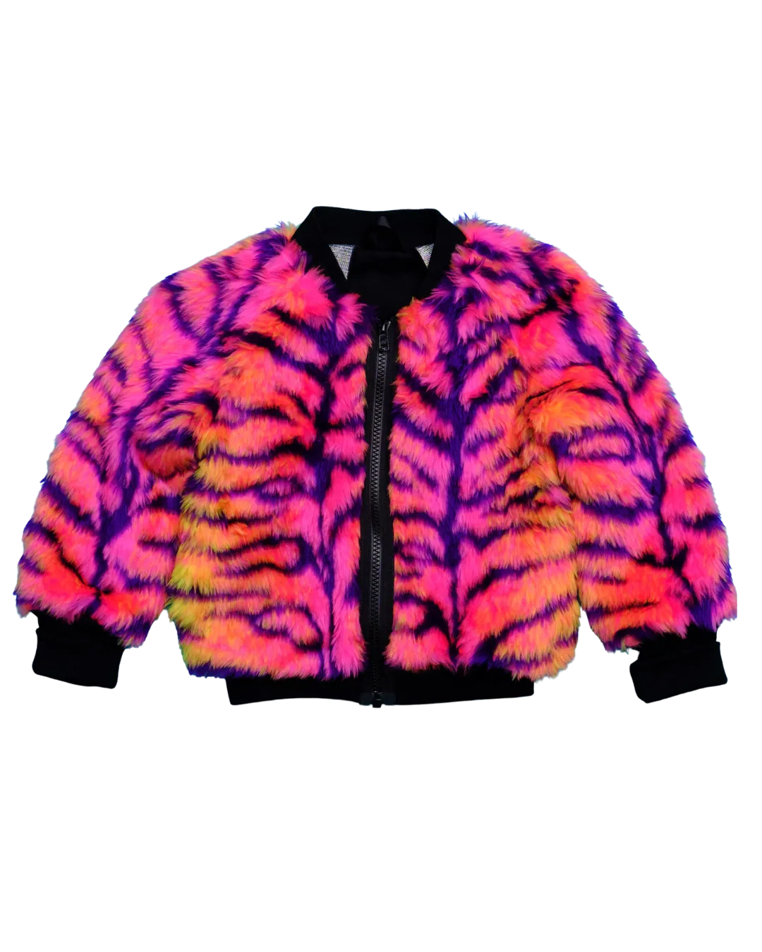 Jungle Boogie Bomber Jacket by Raising Ravers - Tiger Print, Ages 0-12