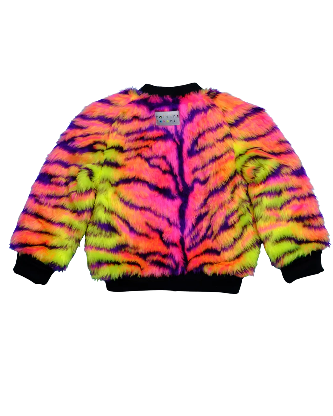 Jungle Boogie Bomber Jacket by Raising Ravers - Tiger Print, Ages 0-12