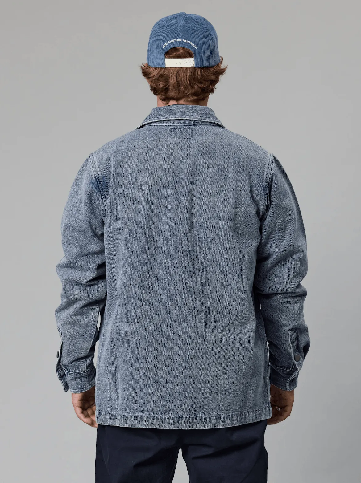 JUST ANOTHER FISHERMAN Channel Denim Jacket - Washed Blue