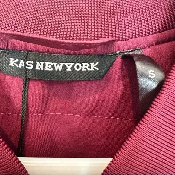 KAS of New York Ashlyn Bomber Jacket from Anthropologie Size Small NWT