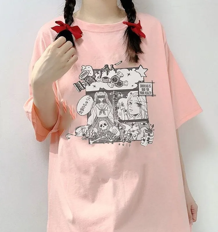 Kawaii Japanese Harajuku Anime Graphic T-Shirts