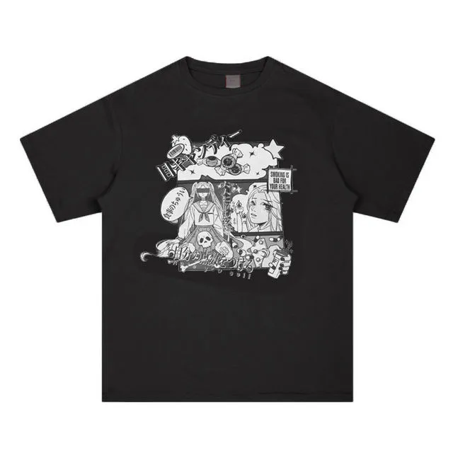 Kawaii Japanese Harajuku Anime Graphic T-Shirts