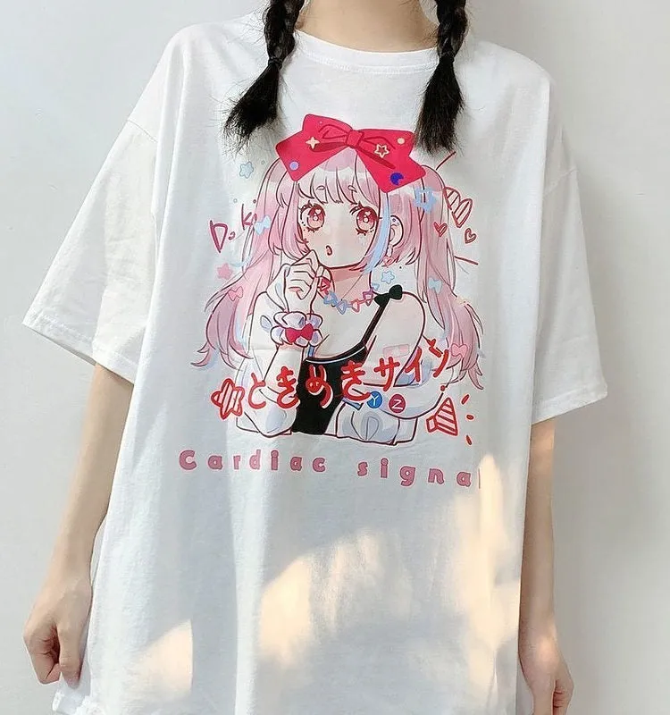 Kawaii Japanese Harajuku Anime Graphic T-Shirts