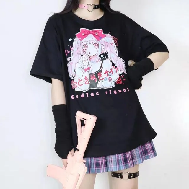 Kawaii Japanese Harajuku Anime Graphic T-Shirts