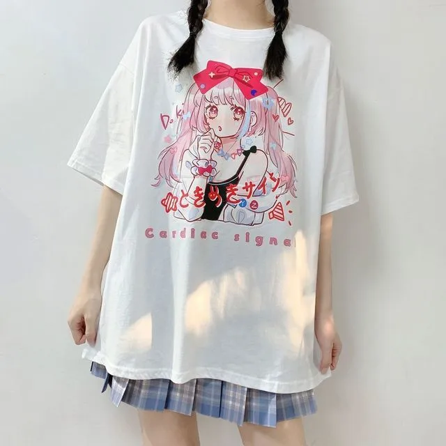 Kawaii Japanese Harajuku Anime Graphic T-Shirts