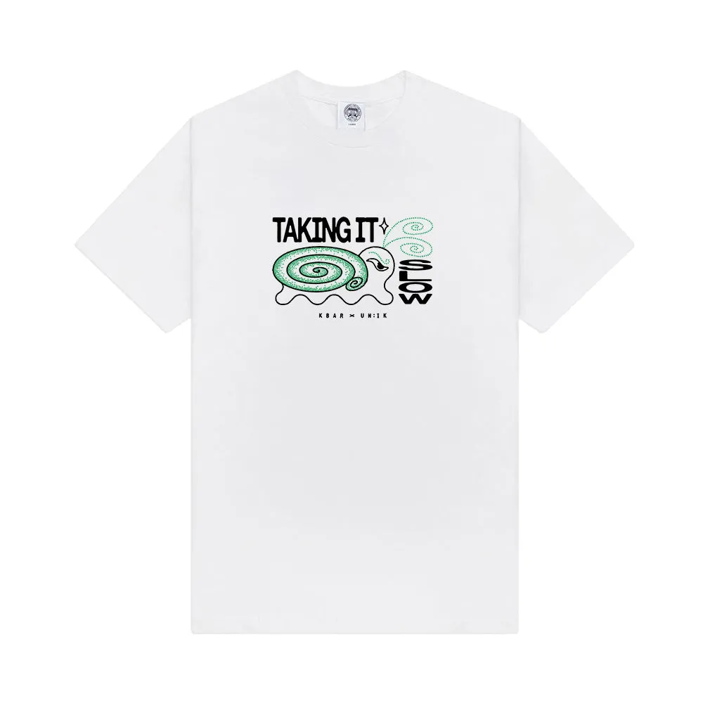 KBAR X UN:IK 'Taking It Slow' Tee - White