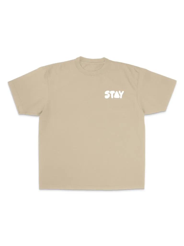 Keep On Trying Oversized Tee - Oatmeal