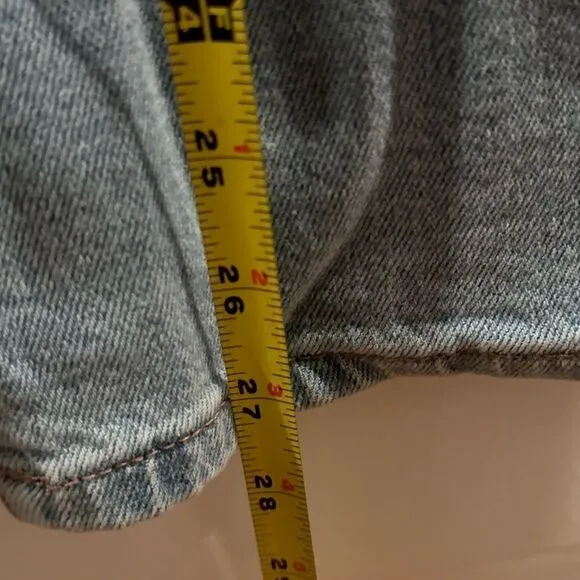 Kendall &amp; Kylie The High Rise Skater Distresses Baggy Jeans Size 5
