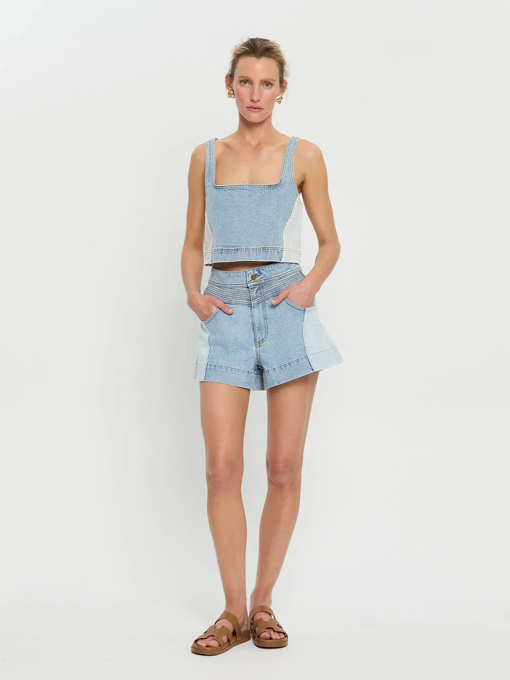 Kivari Carla Denim Top