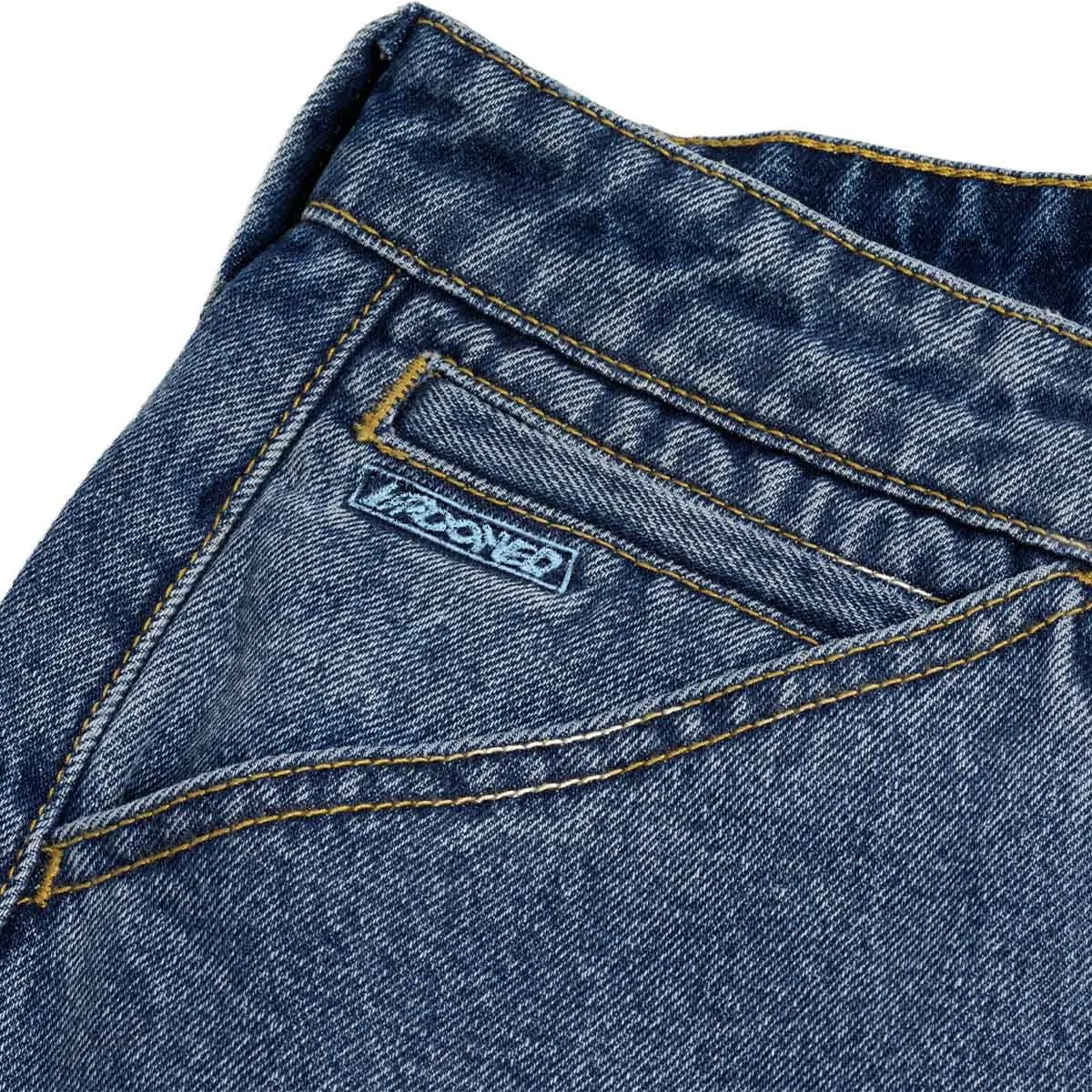 Krooked - Eyes Denim Twill Pants Stone Wash