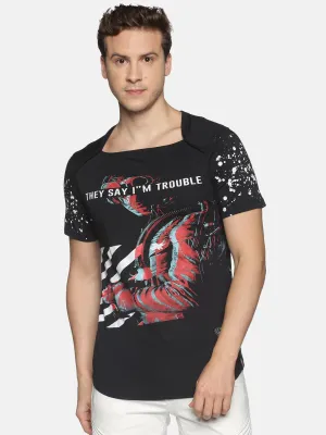 Kultprit Cotton Men Graphic Print T-Shirt