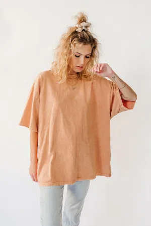 LA Dreaming Washed Tee// Peach