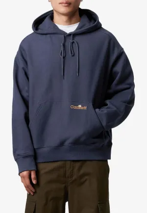 Label Script Hooded Sweatshirt