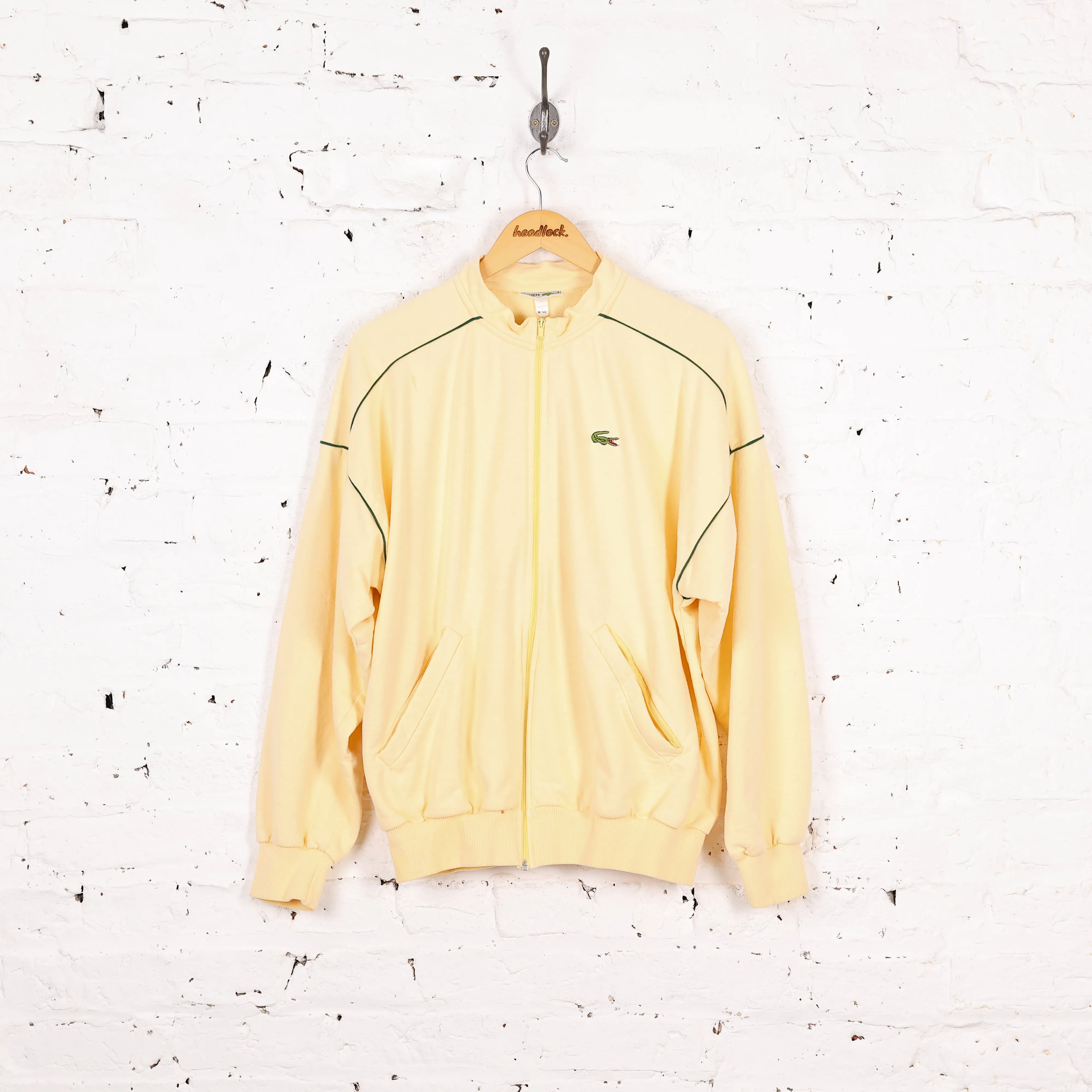 Lacoste Sweat Bomber Jacket - Yellow - L