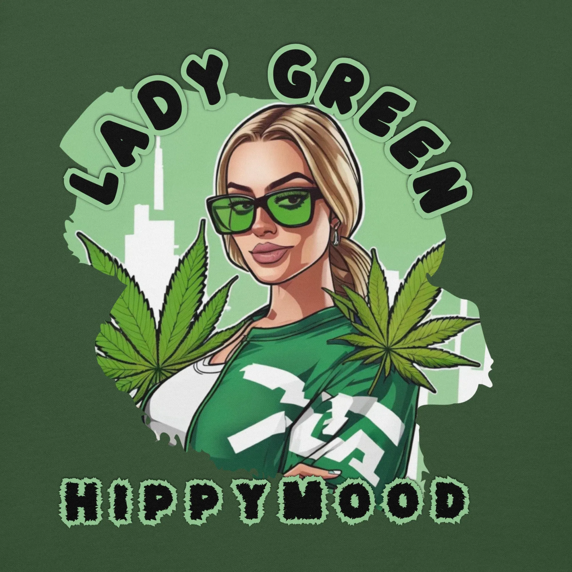 Lady Green Pullover Hoodie