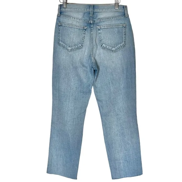 L'agence Adele Womens High Rise Crop Stove Pipe Jeans
