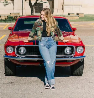 Lauren Crossover Cuffed Jeans