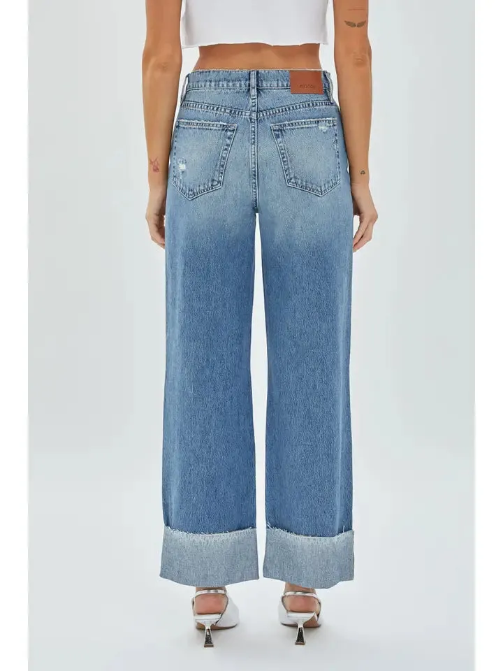 Lauren Crossover Cuffed Jeans
