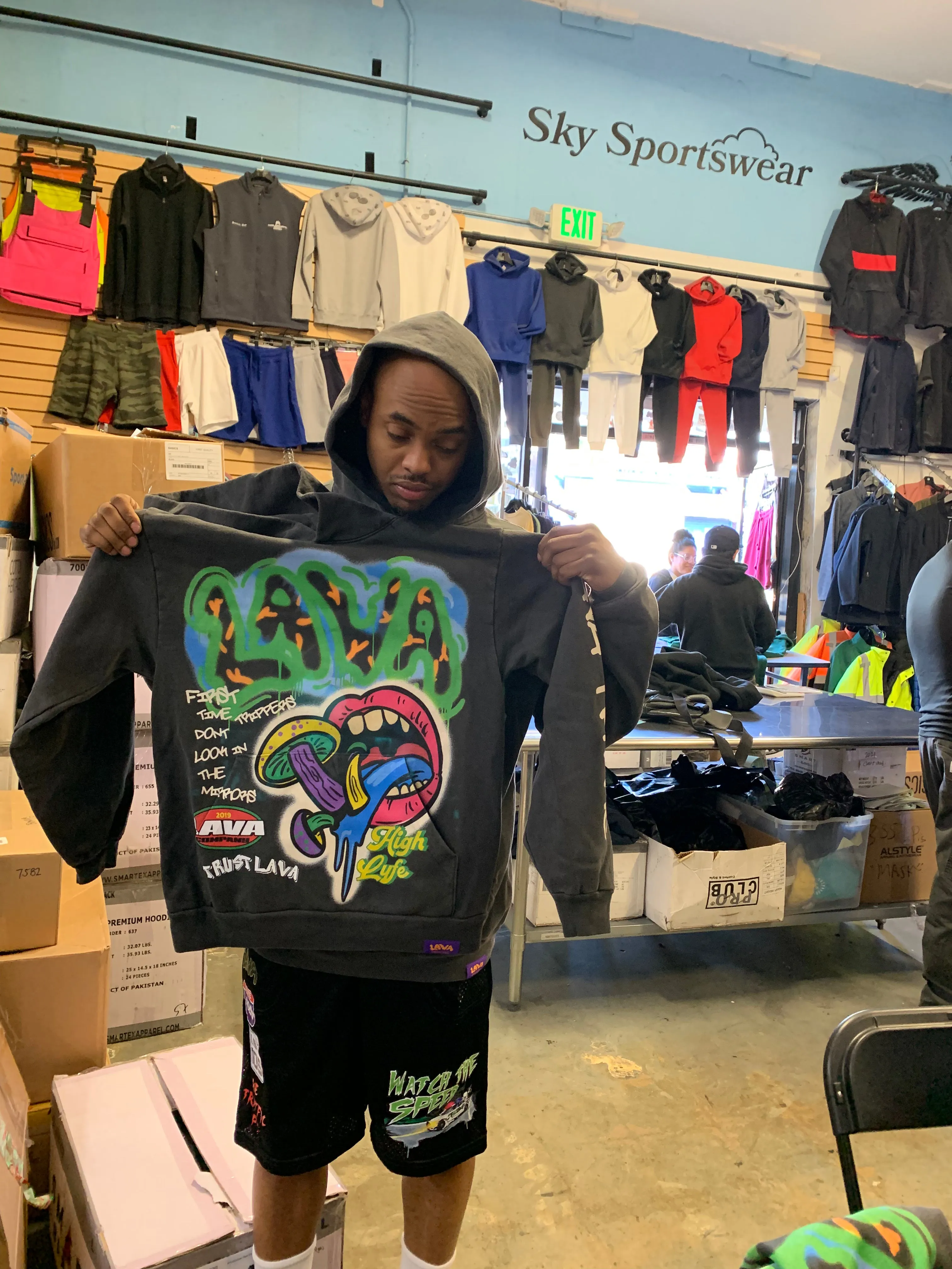 Lava trippie Hoodie