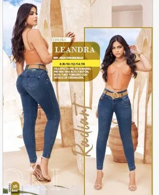 Leandra 100% Authentic Colombian Push Up Jeans