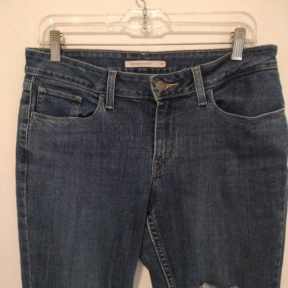 Levi's - 30x28 535™ Super Skinny Distressed Jeans