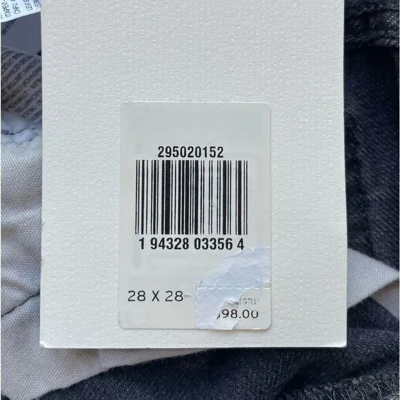 Levi’s 501 High Rise Button Front Skinny Jeans 28 x 28 Rigid Denim Grunge Goth