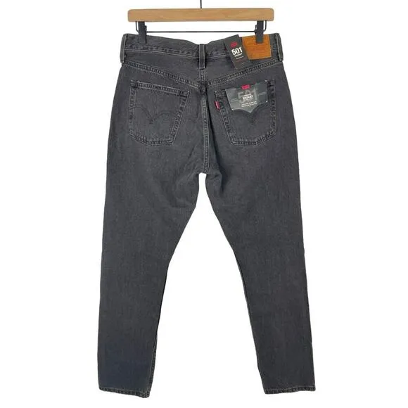 Levi’s 501 High Rise Button Front Skinny Jeans 28 x 28 Rigid Denim Grunge Goth