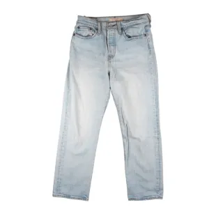 Levis Jeans Womens 26x26 Blue BIG E Denim Light Wash Mid to High Rise Button Up